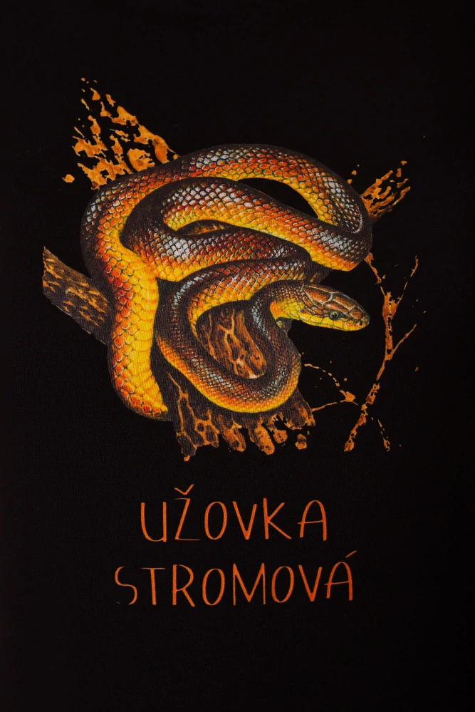 Tričko - užovka stromová - černé