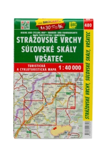 480 Strážovské vrchy, Suľovské skály, Vršatec 1 : 40 000
